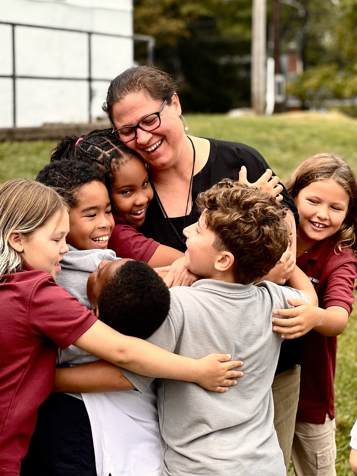 Meadowbrook community gathering on campus