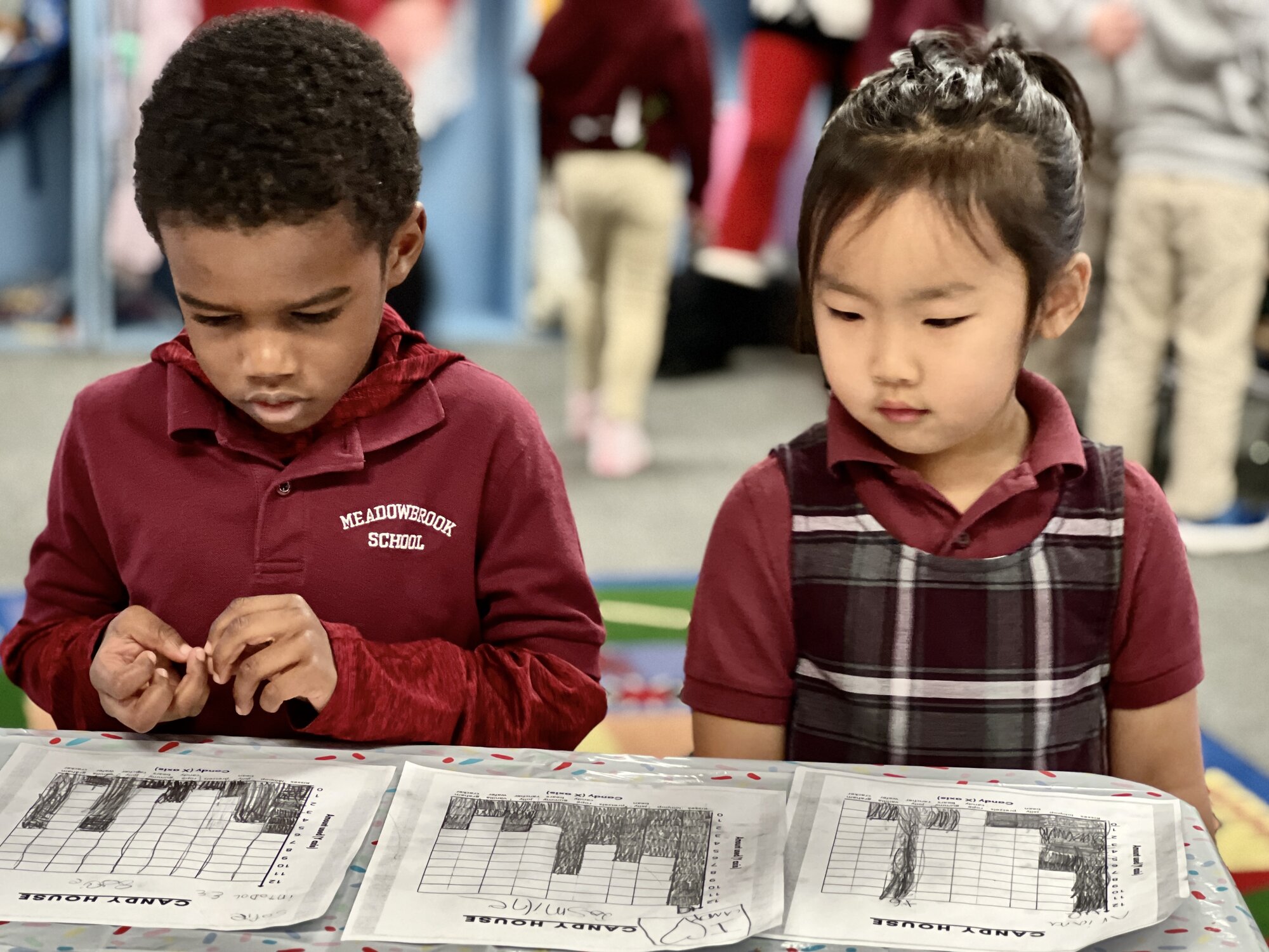 Fourth grade students at Meadowbrook